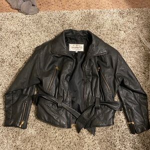 Leather Moto Jacket